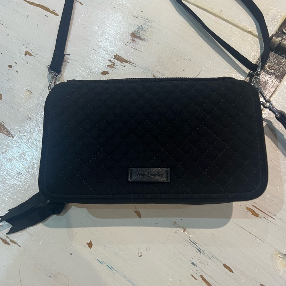 Vera Bradley Quilted Black Crossbody Bag
